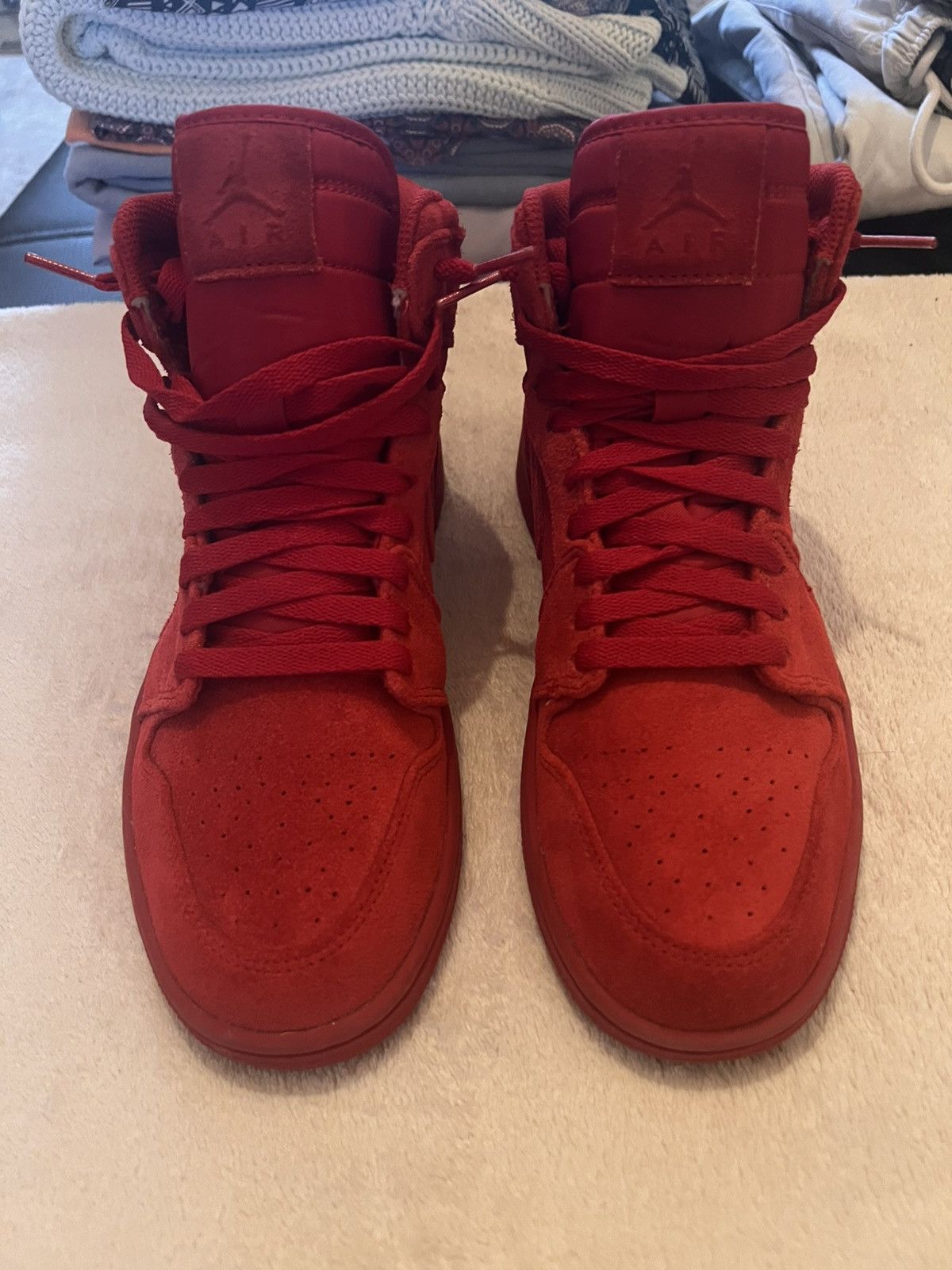 Nike Air Jordan 1 Mid „Suede Gym Red“ Size US 7 / IT 37 - 3 Thumbnail