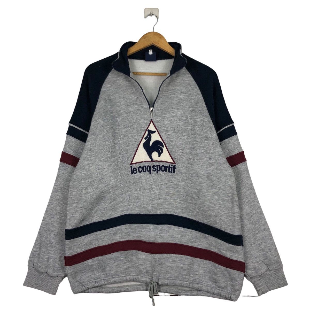 Japanese Brand × Le Coq Sportif × Vintage Vintage Le Coq Sportif Sweatshirt Jumper Rare 90s Medium Size US M / EU 48-50 / 2 - 9 Thumbnail