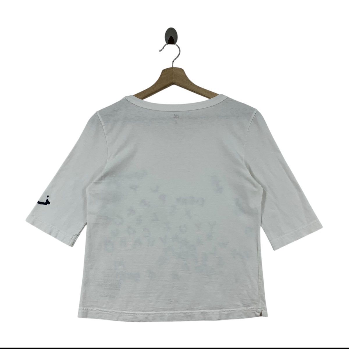 45rpm × Japanese Brand × Vintage Vintage 90s 45 RPM three quater sleeve women tee Size US S / EU 44-46 / 1 - 4 Thumbnail