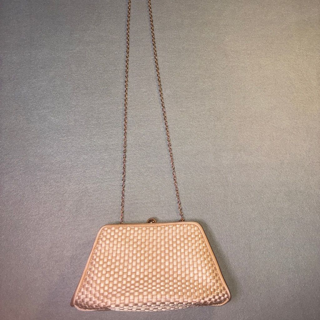 The Unbranded Brand Satin Clutch Bag with Chain Size ONE SIZE - 1 Thumbnail