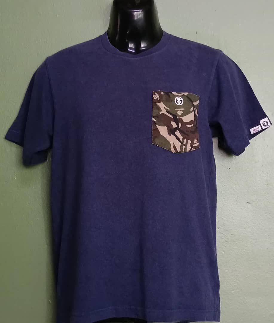 Aape Bathing Ape Single Pocket Tee Size US S / EU 44-46 / 1 - 1 Thumbnail