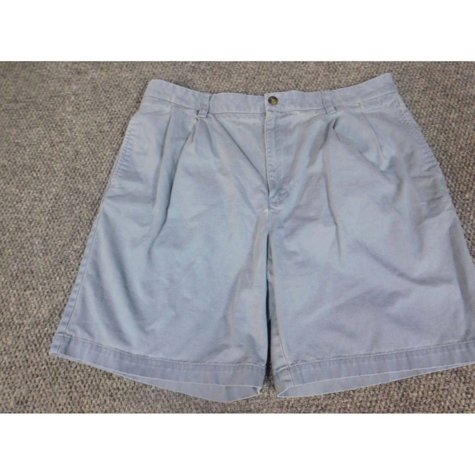 Izod IZOD Mens Shorts 36 blue straight chino classic (Regular) Size US 36 / EU 52 - 3 Thumbnail
