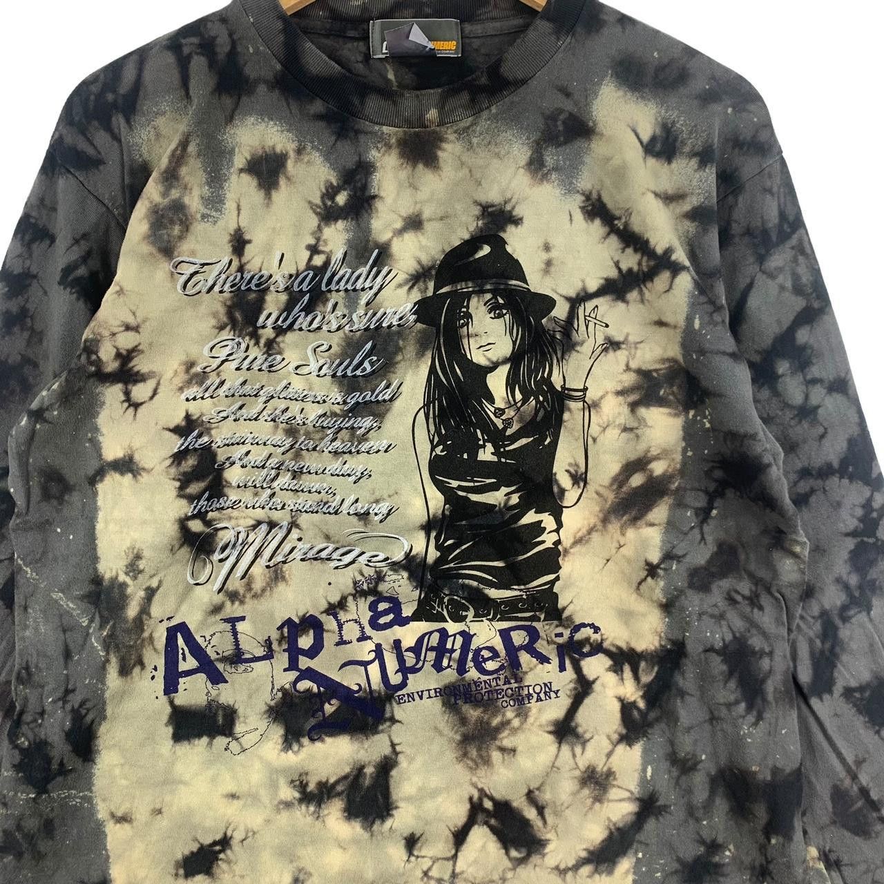 Vintage ALPHANUMERIC MOSQUITOHEAD Tie Dye Tee Shirt Size US L / EU 52-54 / 3 - 5 Thumbnail