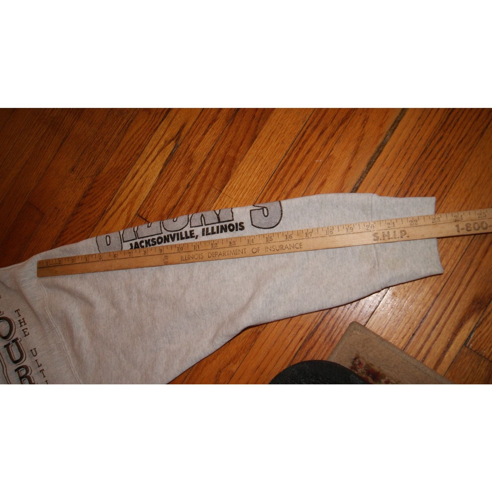 Fruit Of The Loom VTG Best Of Bars Of ILLINOIS Tour Gray XL Sweatshirt Road Size US XL / EU 56 / 4 - 12 Thumbnail