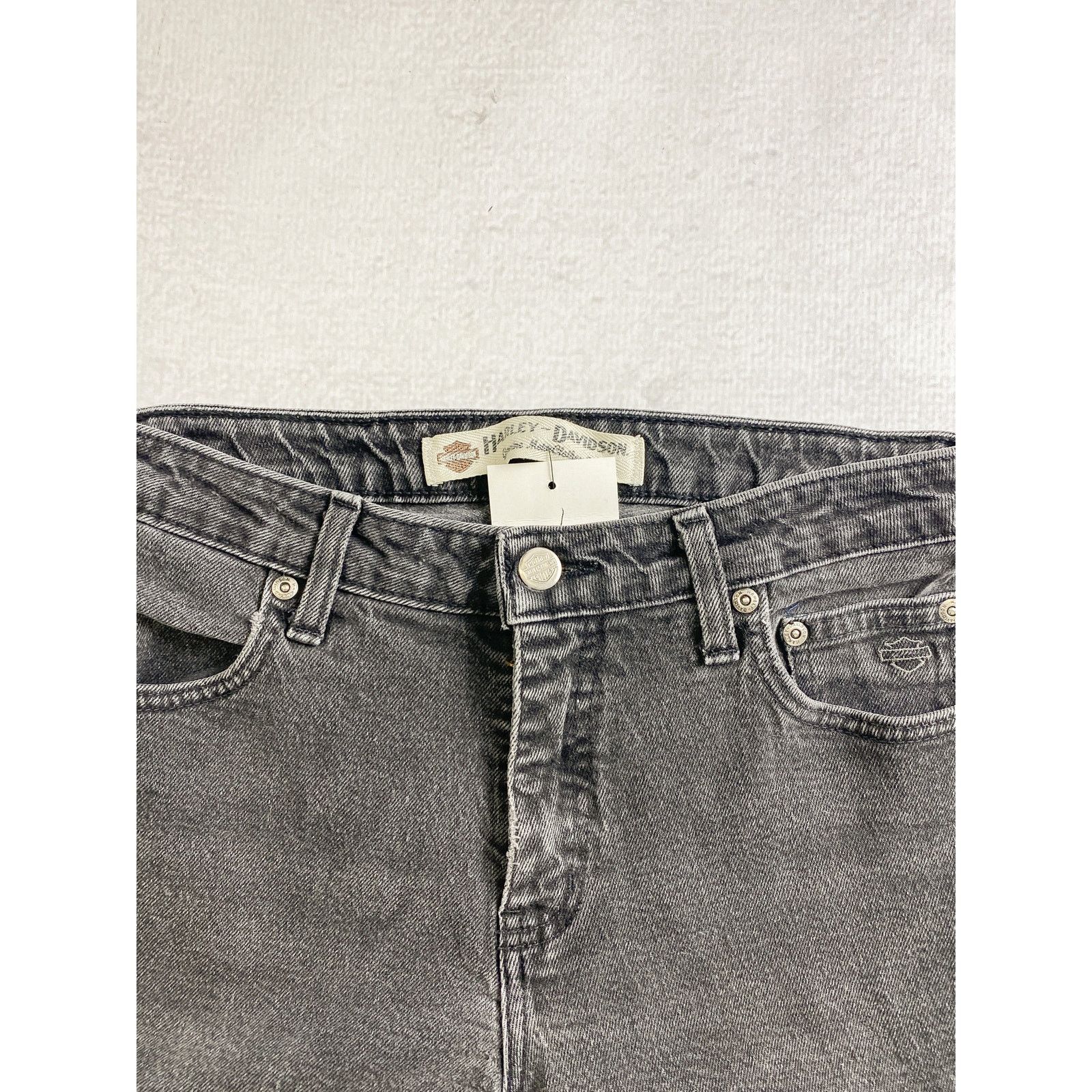 Harley Davidson Vintage 90s Harley Davidson Leg Jeans - Women's 28x29 Size 28" / US 6 / IT 42 - 3 Thumbnail