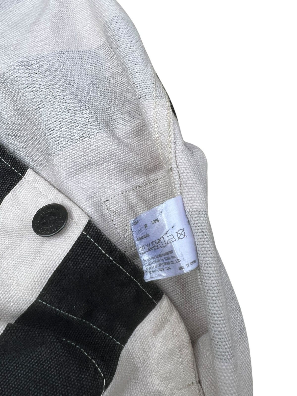 Vanson Leathers Vanson Cottons Jailer Border Striped Cotton Canvas Vest Size US S / EU 44-46 / 1 - 13 Thumbnail