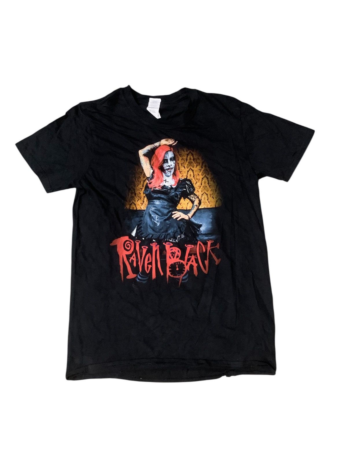 Raven Black Nice Printed Horror Tee