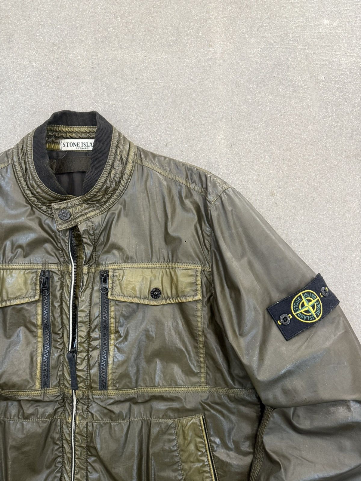 Stone Island Archive ‘07 Stone Island mussola gommata jacket Size US M / EU 48-50 / 2 - 2 Thumbnail