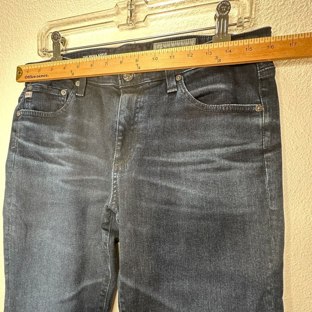 AG Adriano Goldschmied AG Adriano Whiskered The Prima Ankle Cigarette Ankle Jean 30 Size 30" / US 8 / IT 44 - 10 Thumbnail