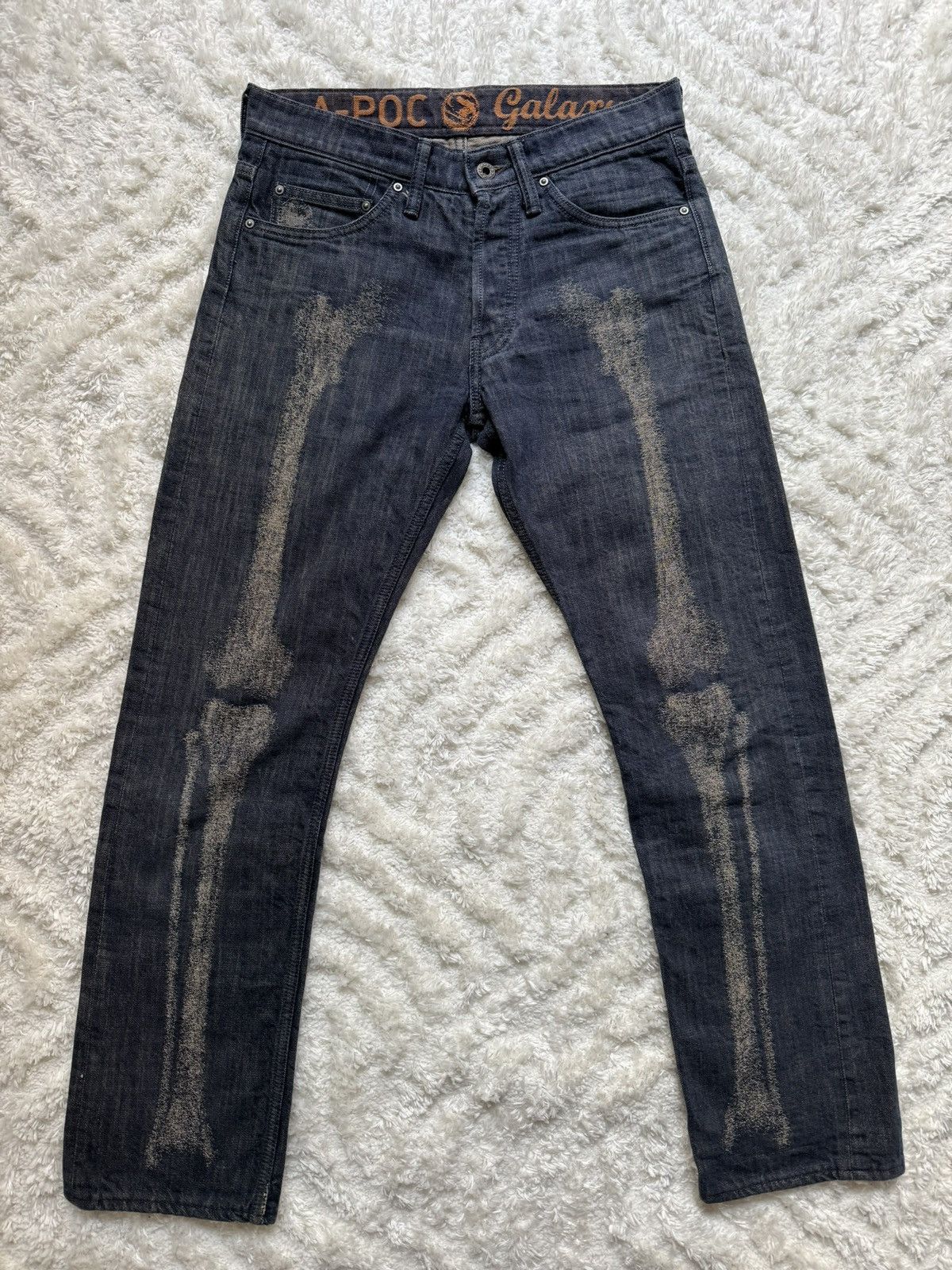 Issey Miyake Issey miyake a-poc aw2008 skeleton denim Size US 29 - 1 Thumbnail