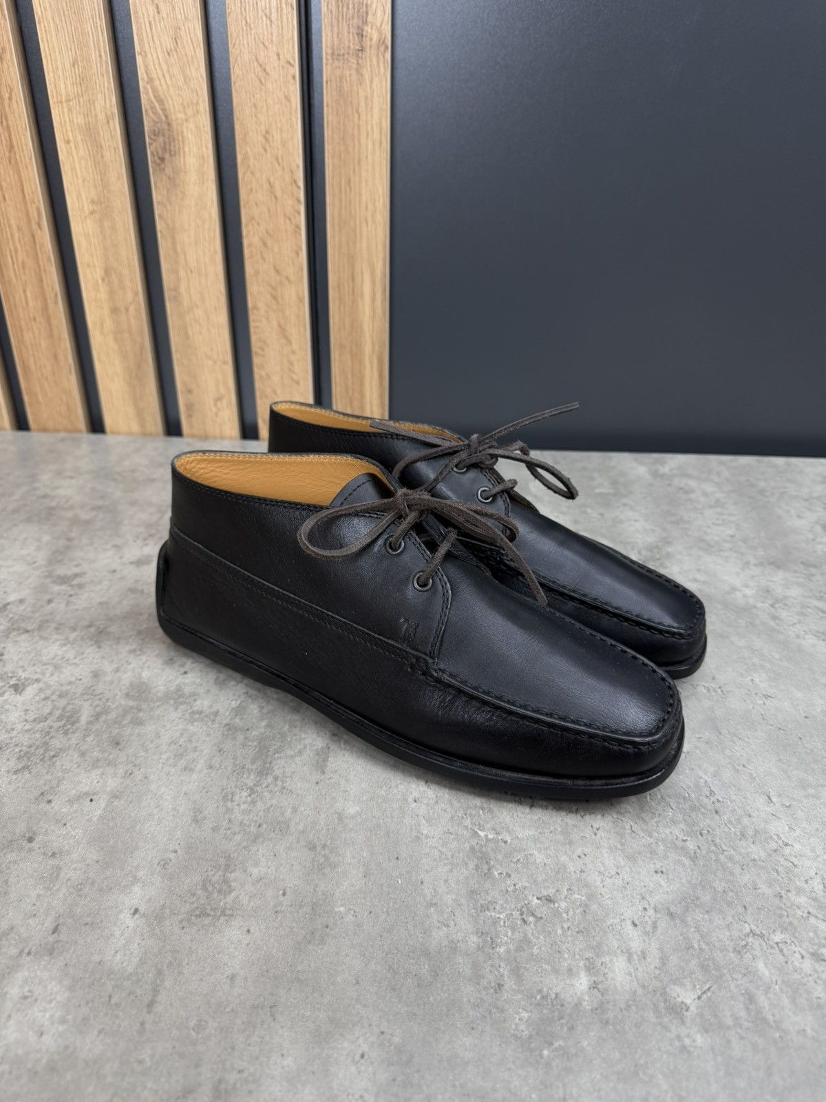 Tod's Tod’s Leather Driving Shoes Black Moccasins Size Uk 8 1/2 Size US 9.5 / EU 42-43 - 4 Thumbnail