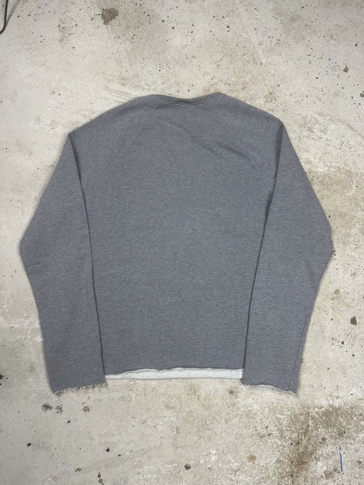 Acne Studios Acne Studios Distressed Style Gray Crewneck Sweatshirt Size US L / EU 52-54 / 3 - 2 Thumbnail