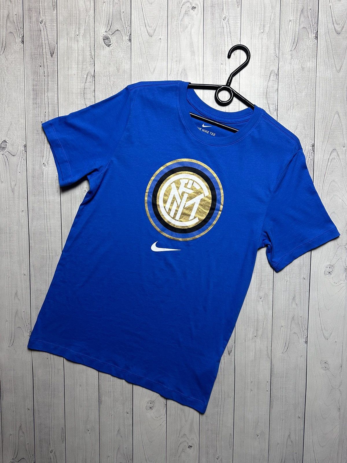 Nike × Vintage Vintage Nike Inter Milan soccer tee size S Size US S / EU 44-46 / 1 - 1 Thumbnail