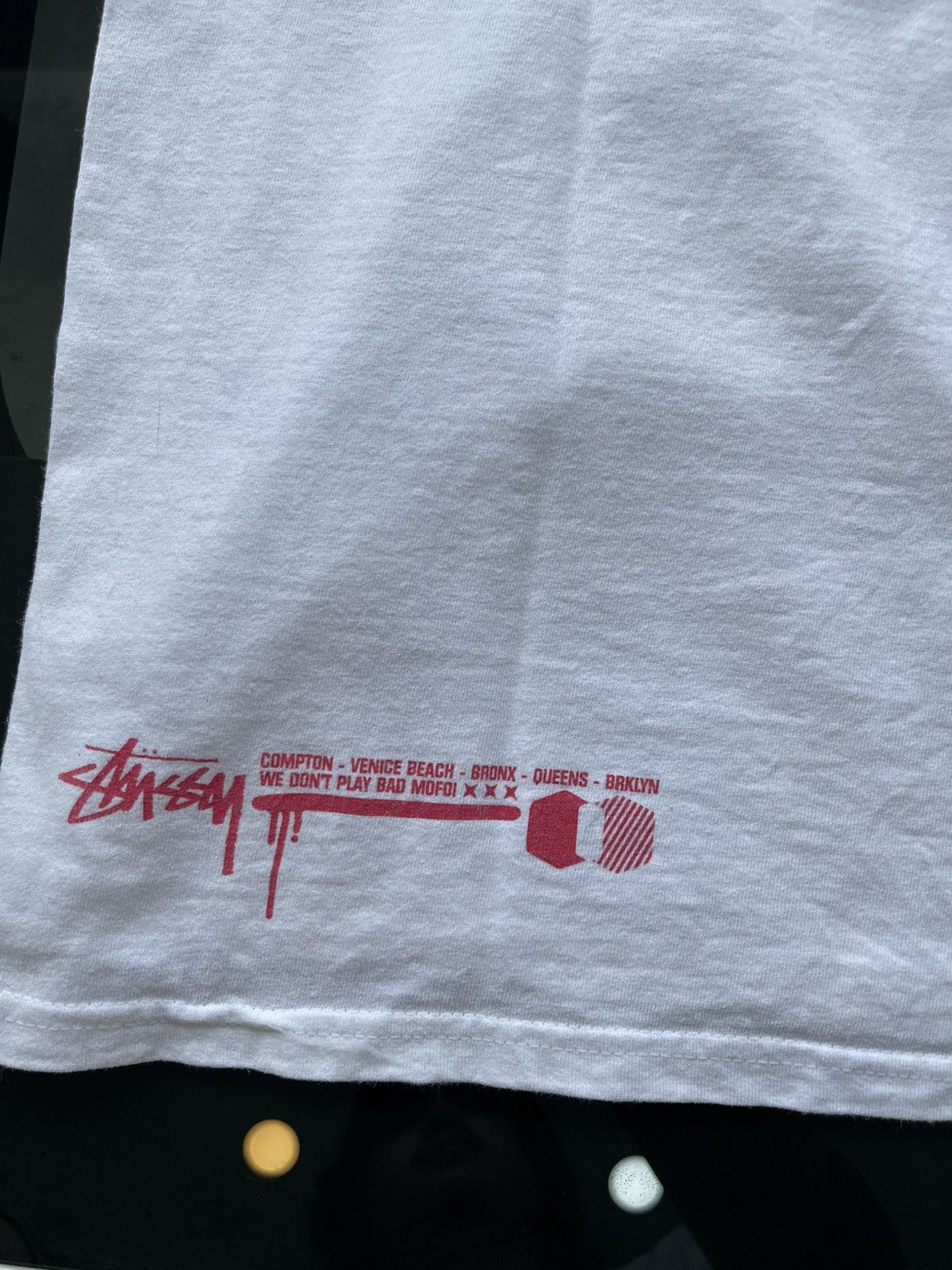 Stussy Vintage 2000s Stussy Old Gambler Dice T-Shirt White Size US M / EU 48-50 / 2 - 6 Thumbnail