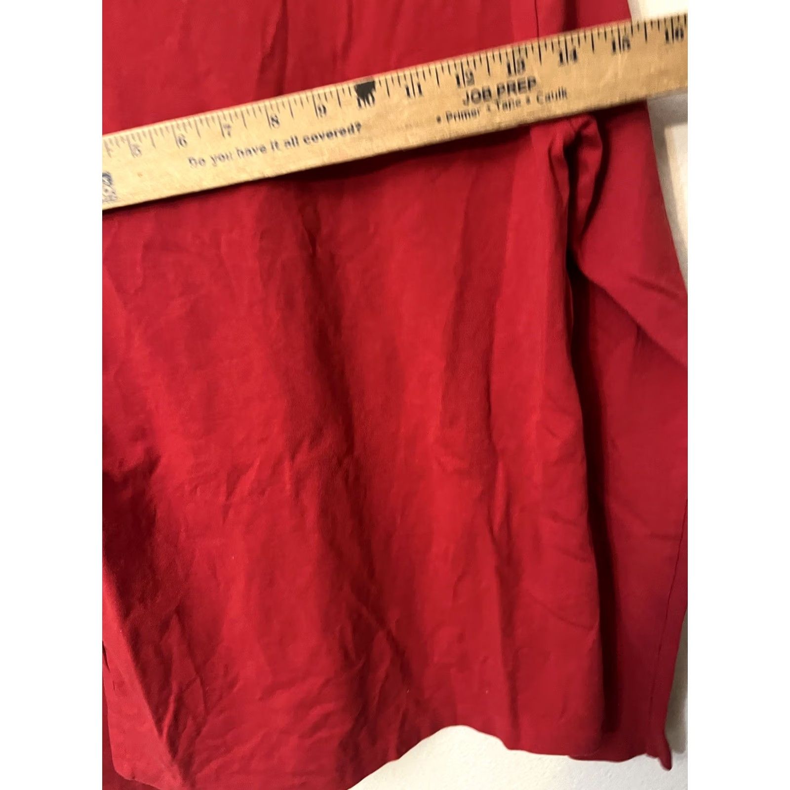 Ralph Lauren Ralph Lauren Sport Shirt Womens Medium Red Turtleneck Long Sleeve Cotton Size M / US 6-8 / IT 42-44 - 5 Thumbnail