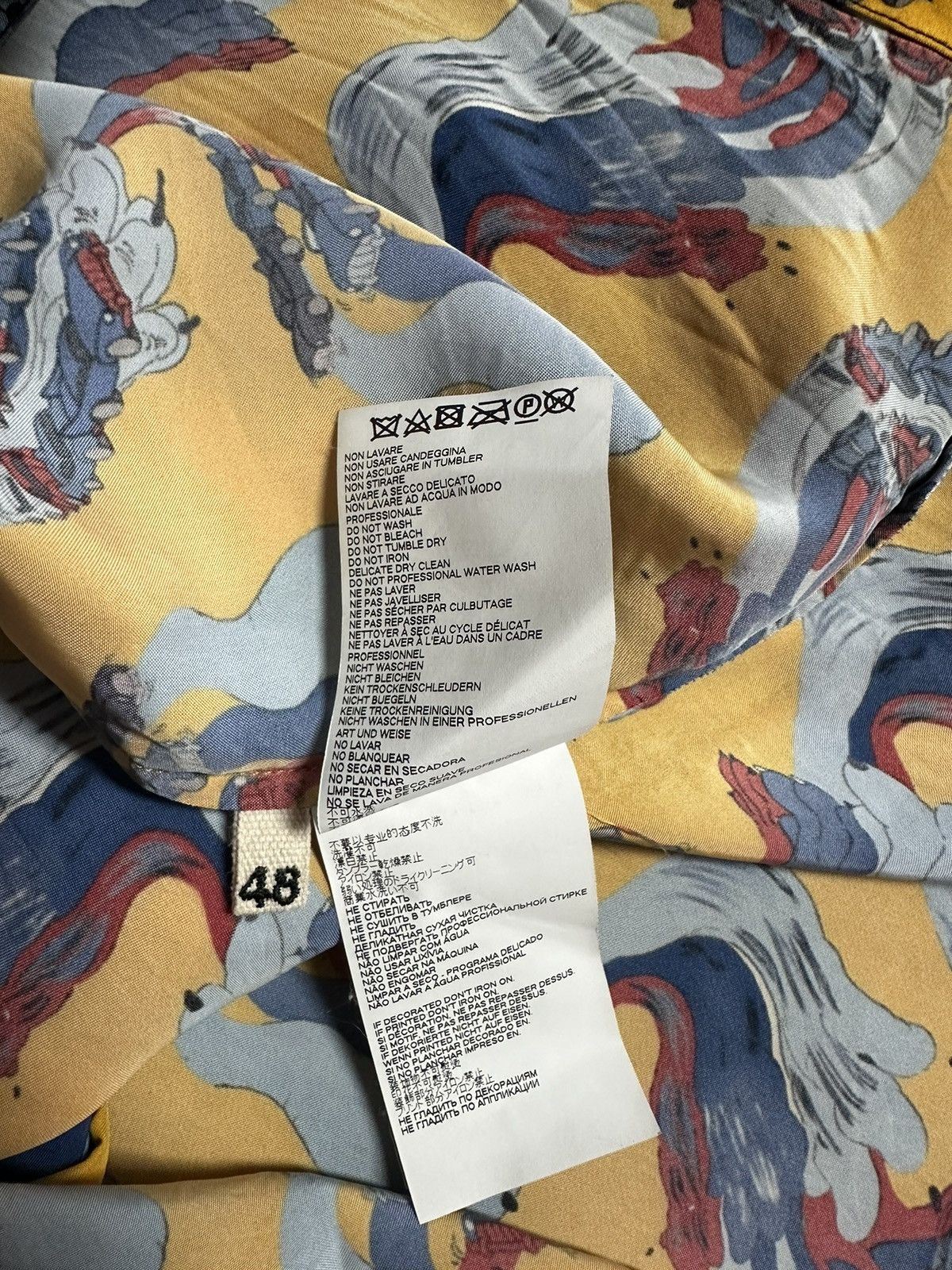 Marni Marni acid cars print viscose wrinkled shirt Size US M / EU 48-50 / 2 - 8 Thumbnail
