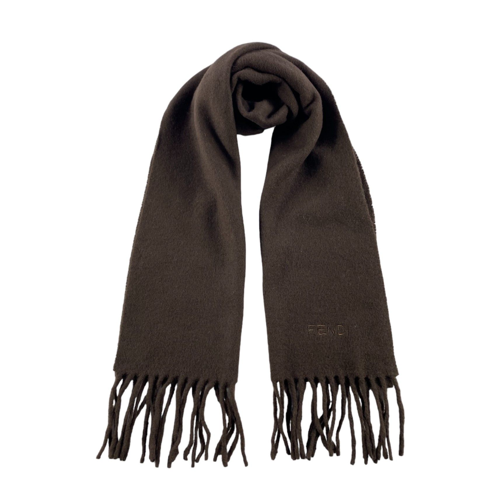 Fendi × Vintage Fendi Scarf / Muffler / Neckwear - WW1067 Size ONE SIZE - 1 Thumbnail