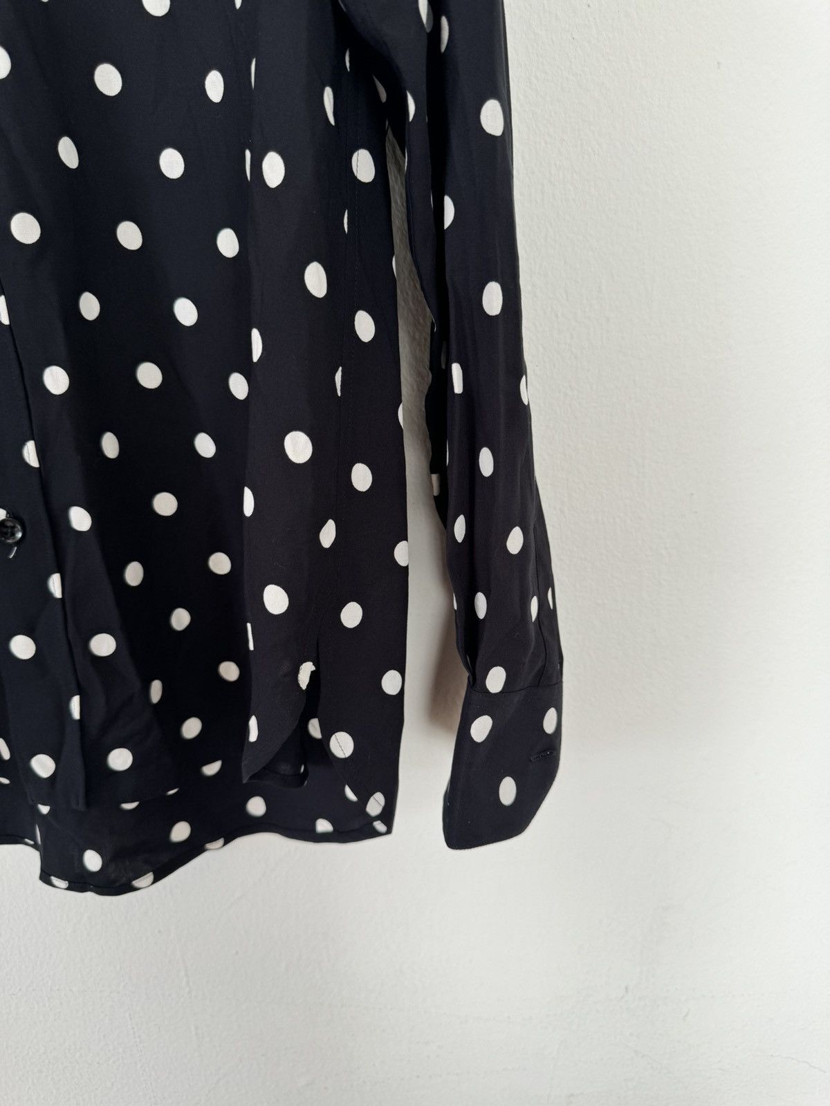 Hedi Slimane × Saint Laurent Paris Saint Laurent polka shirt 37 Size US S / EU 44-46 / 1 - 4 Thumbnail