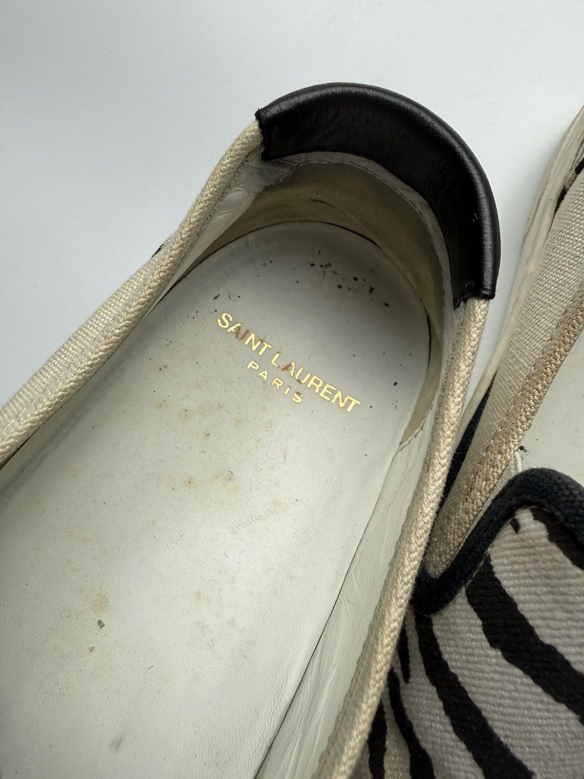 Saint Laurent Paris Saint Laurent Paris Zebra Slip On Size US 8 / EU 41 - 7 Thumbnail