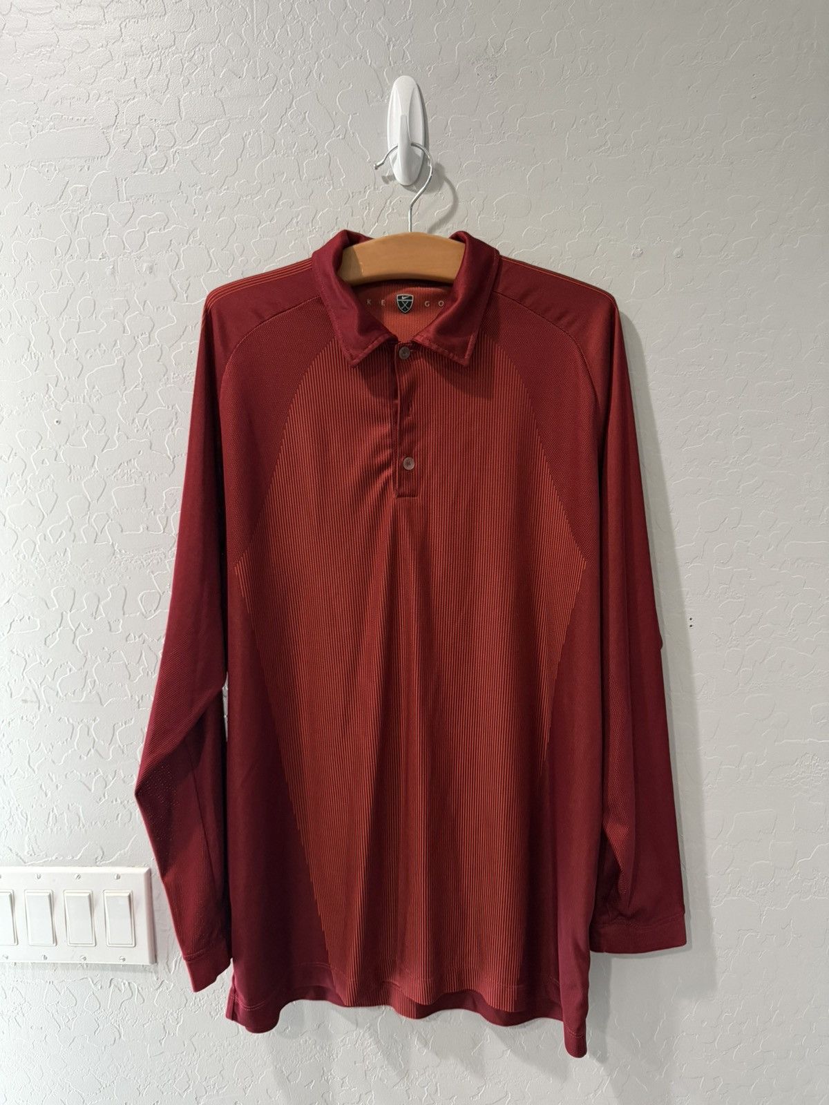 Nike Vintage Nike Dri Fit Striped Golf L/S Polo Shirt XL Bin 1 Size US XL / EU 56 / 4 - 1 Thumbnail