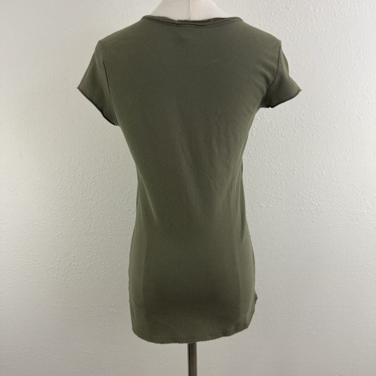 Express EXPRESS Y2K Green Floral Butterfly Grunge Short Sleeve Tee Size M / US 6-8 / IT 42-44 - 5 Thumbnail