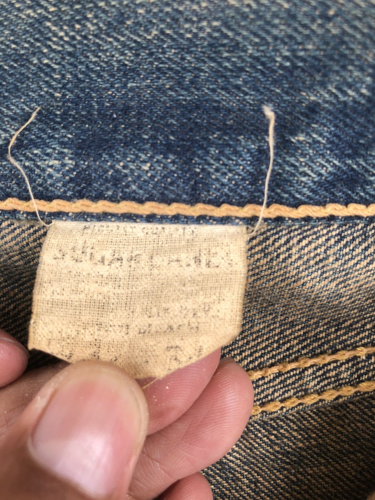 Sugar Cane Vintage Sugarcane 065 Distressed Denim Selvedge Denim Star Size US 32 / EU 48 - 23 Thumbnail