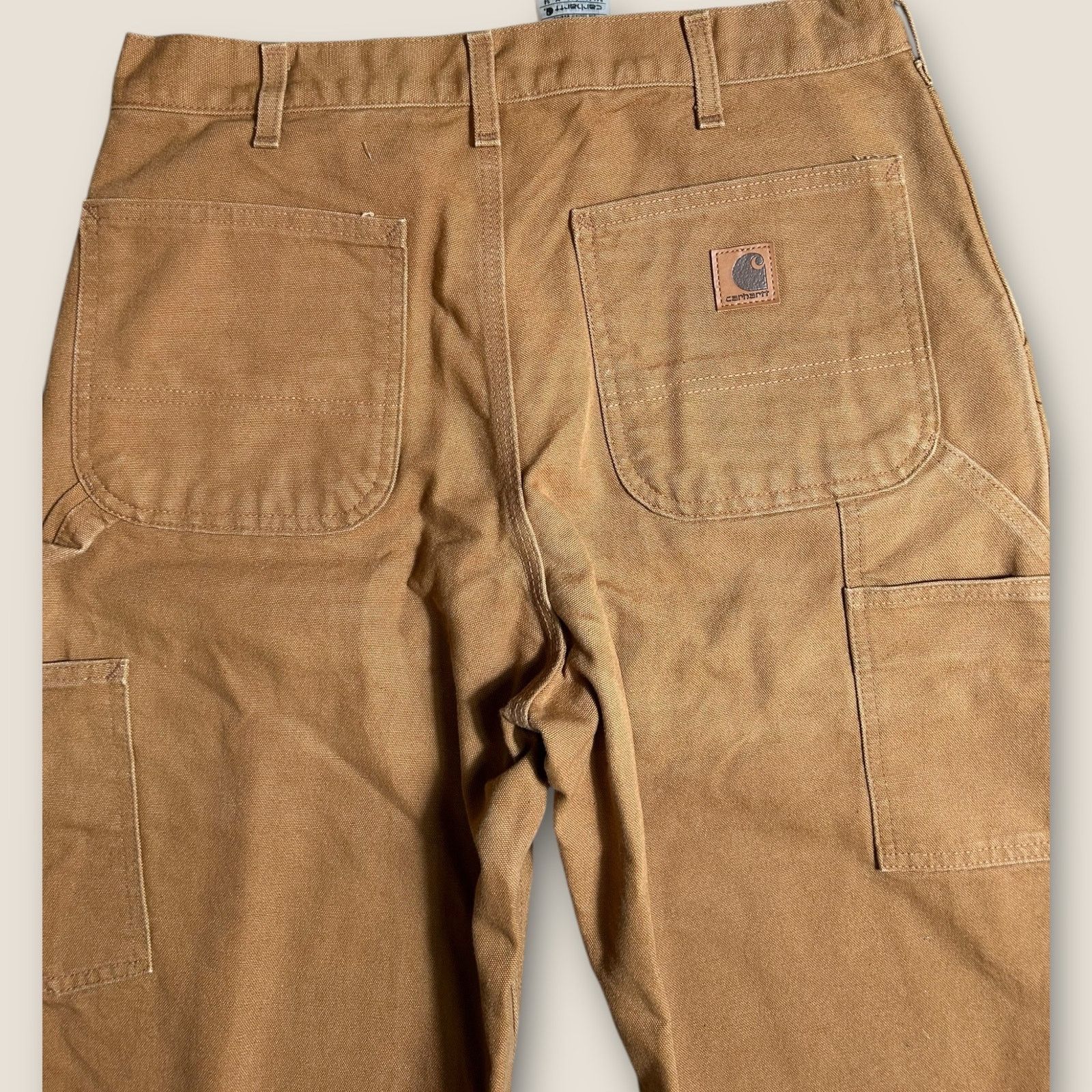 Carhartt VTG Carhartt B11 Dungaree Work Mens 34x34 Carpenter Pants Size US 34 / EU 50 - 3 Thumbnail