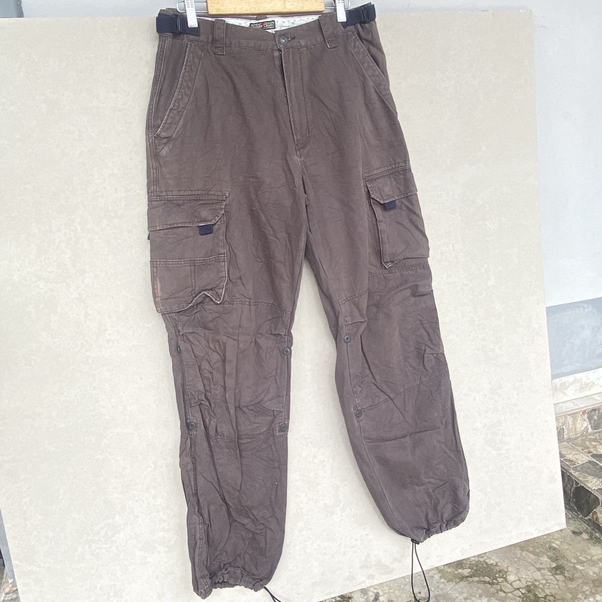 Other Vintage Sunny Clouds Brown Cargo Pants W32 L37 Size US 32 / EU 48 - 3 Thumbnail