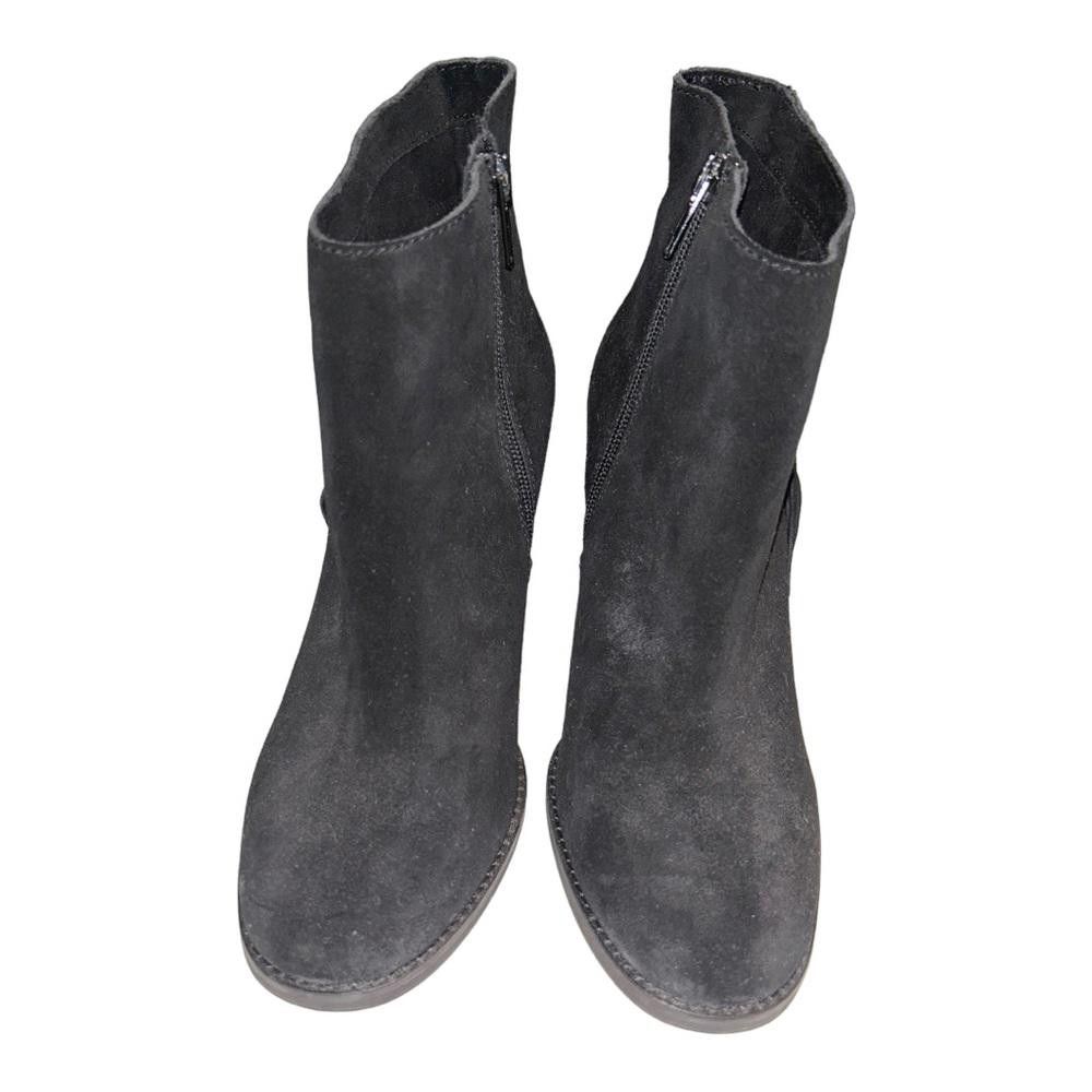 Designer Arturo Chiang l Black Suede Leather Booties W Fringe Size 9 Size US 9 / IT 39 - 4 Thumbnail