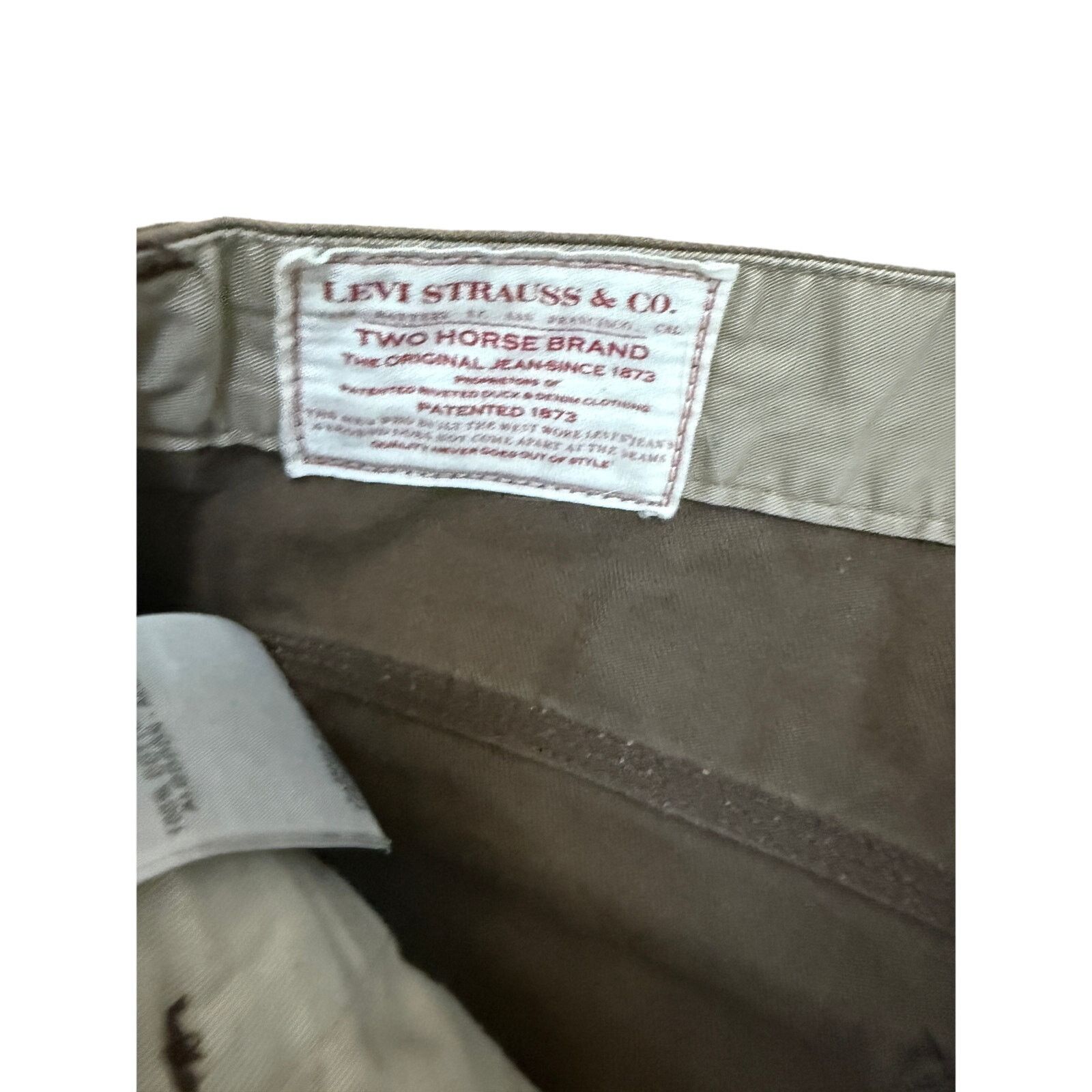 Levi's Vintage Levis White Tab Straight Leg Brown Jeans Sz 31 RARE Size US 31 - 4 Thumbnail