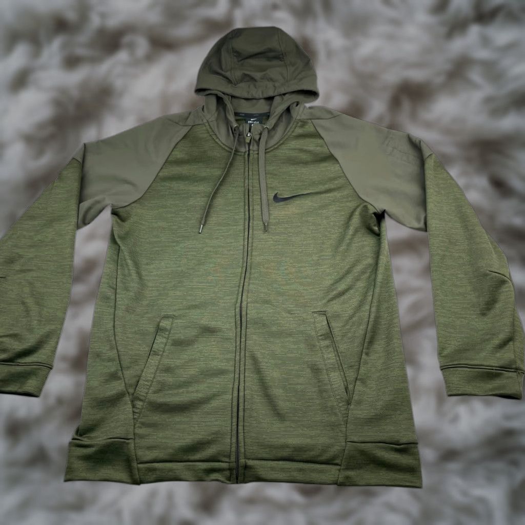 Nike Nike Men’s Hoodie Green Full Zip" Size US M / EU 48-50 / 2 - 1 Thumbnail