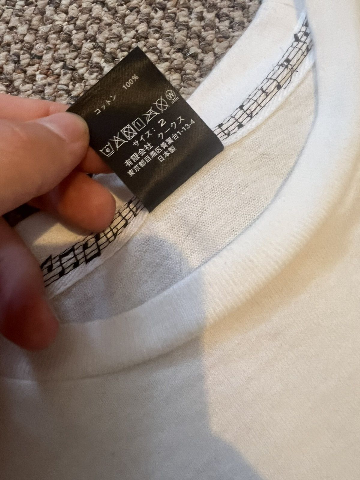 Number (N)ine 00ss Number Nine Striped 1 Pocket Tee Size US M / EU 48-50 / 2 - 3 Thumbnail
