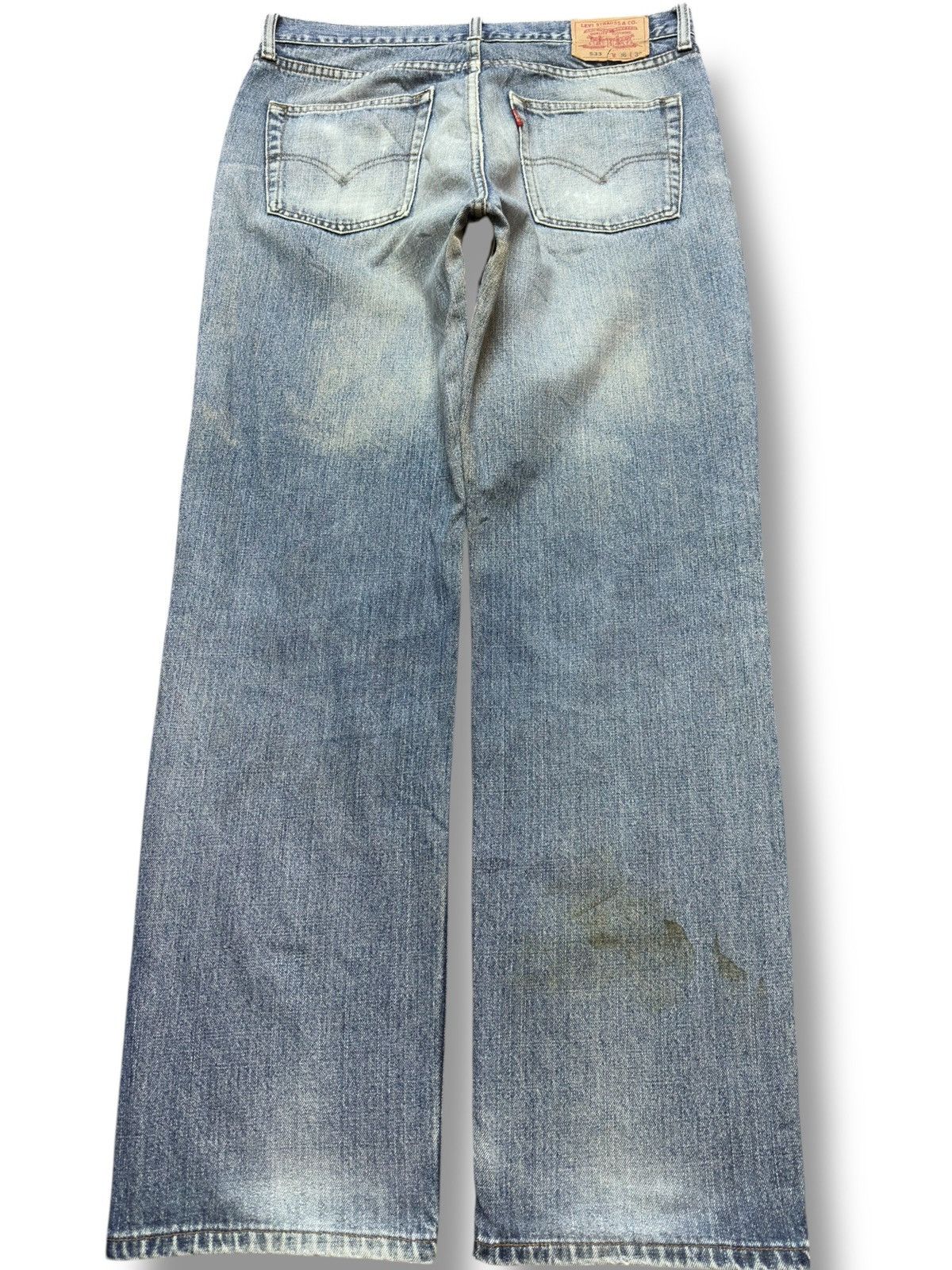Levi's Vintage Clothing Vintage Levi’s 533 Baggy Mudwash Distressed Denim Size US 34 / EU 50 - 5 Thumbnail