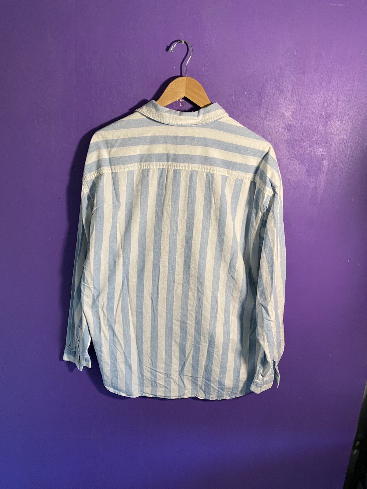 Guess Vintage 90s Guess jeans striped button up Size US XL / EU 56 / 4 - 2 Thumbnail