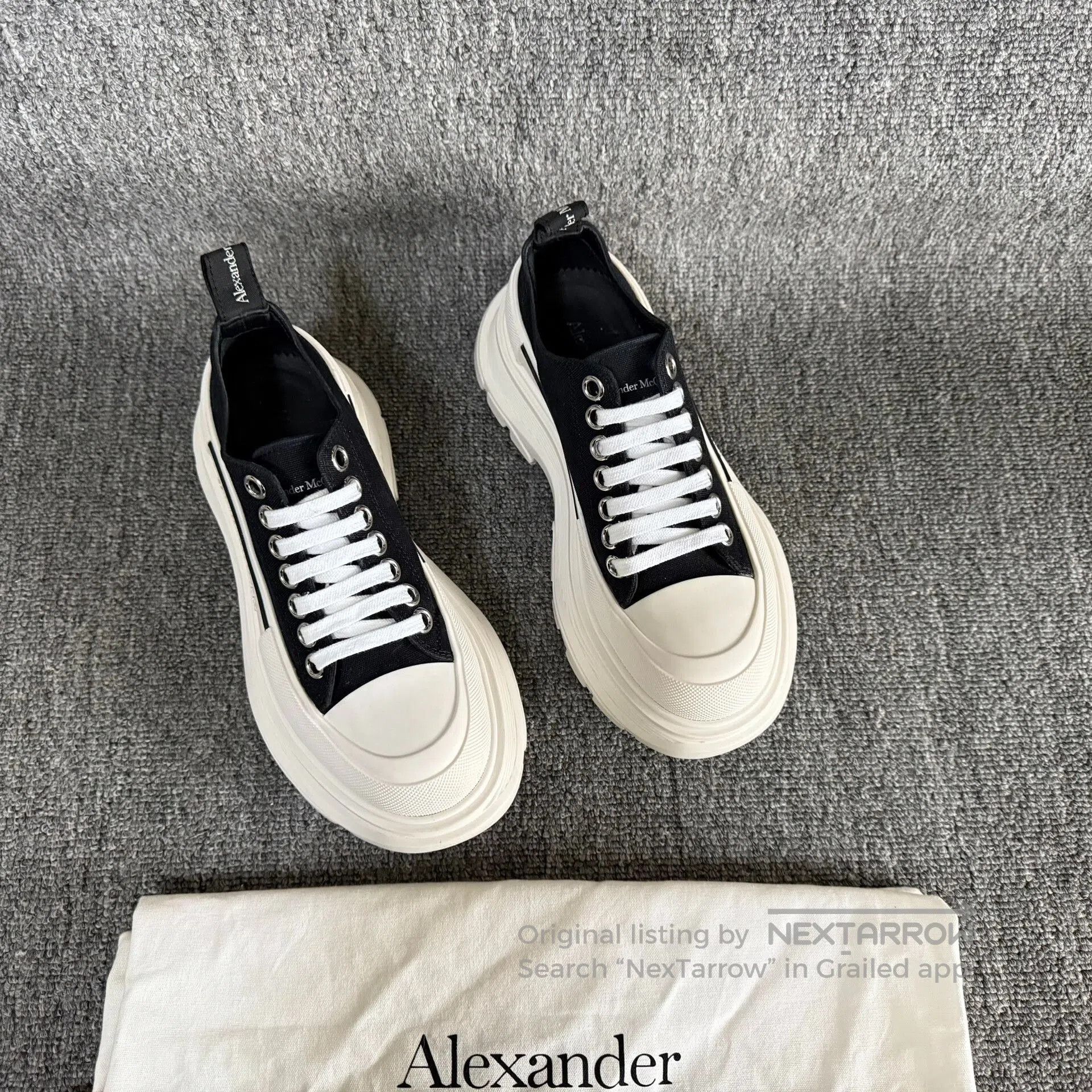 Alexander McQueen Alexander McQueen Platform Canvas Shoes 35.5. Size US 4.5 / IT 34.5 - 6 Thumbnail