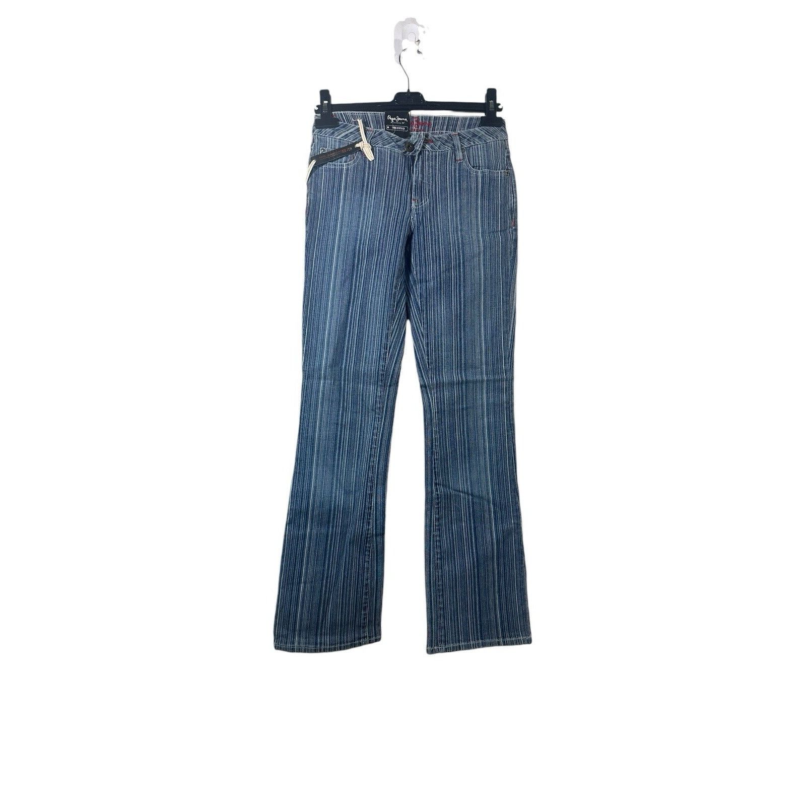 Pepe Jeans Vintage Pepe London Jeans US Size 26 Low Rise Flare Embroide Size 26" / US 2 / IT 38 - 1 Thumbnail