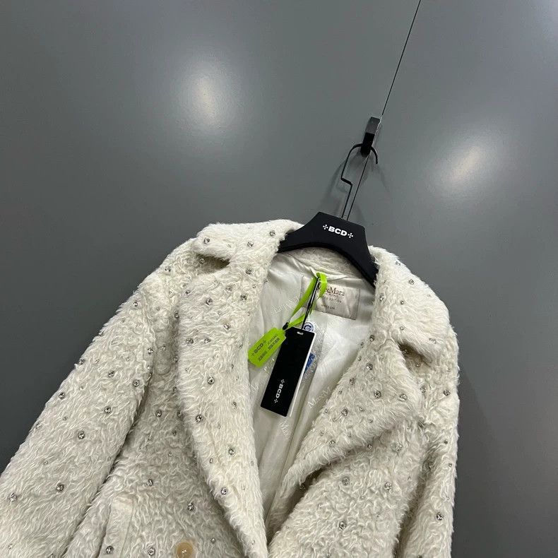 Max Mara Max Mara Rhinestone Teddy Coat Size XS / US 0-2 / IT 36-38 - 3 Thumbnail