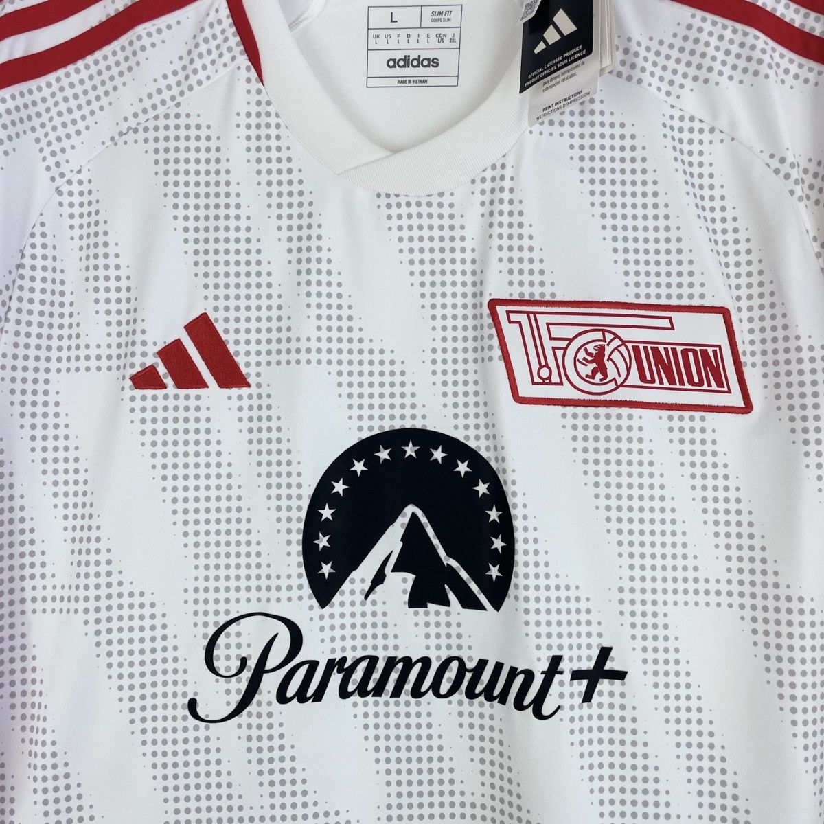 Adidas Union Berlin Away Adidas Men’s Jersey Shirt 2023/2024 sz L Size US L / EU 52-54 / 3 - 2 Thumbnail