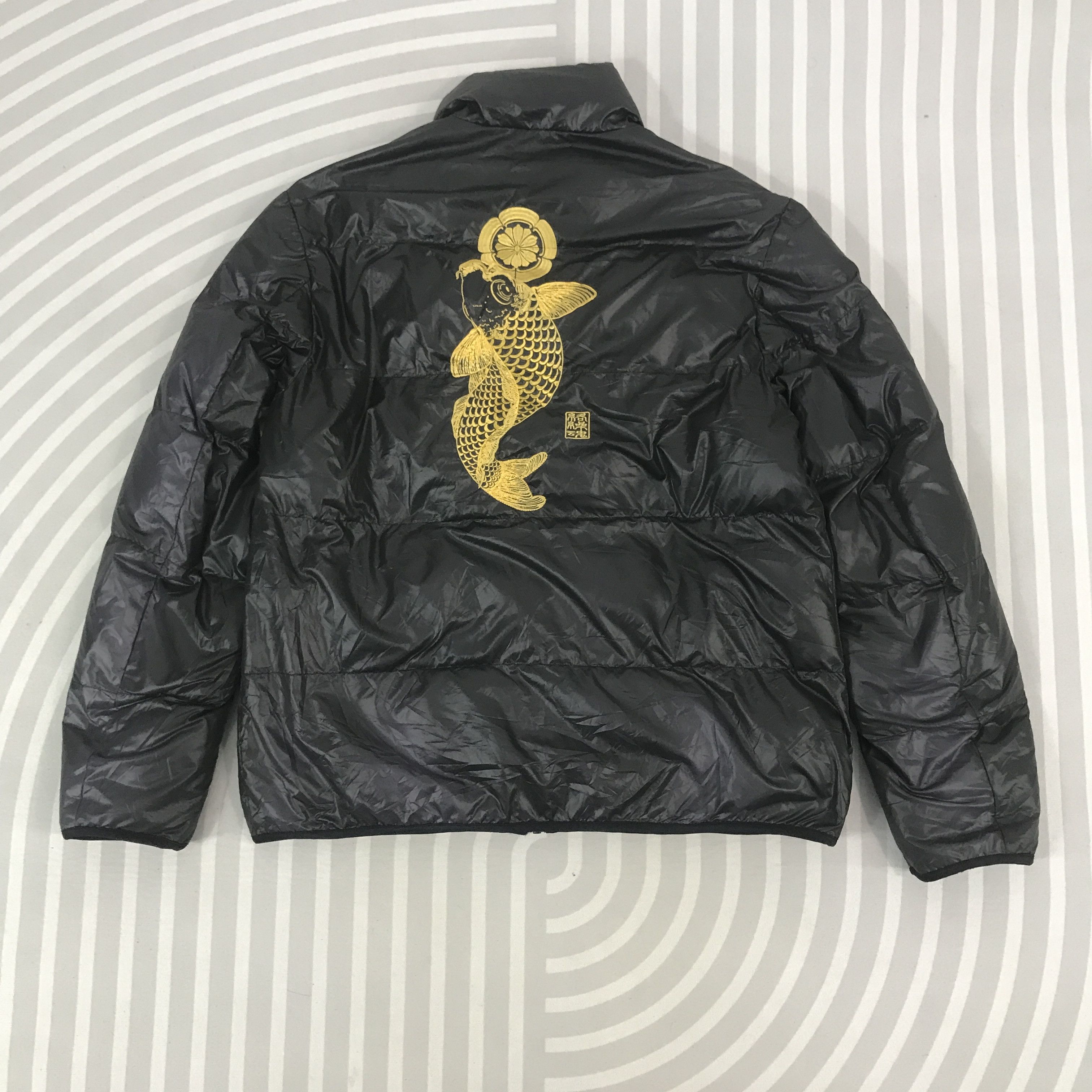 Japanese Brand × Vintage Vintage Karakuri Tamashi x Crutch co. puffer Jacket Size US XL / EU 56 / 4 - 3 Thumbnail