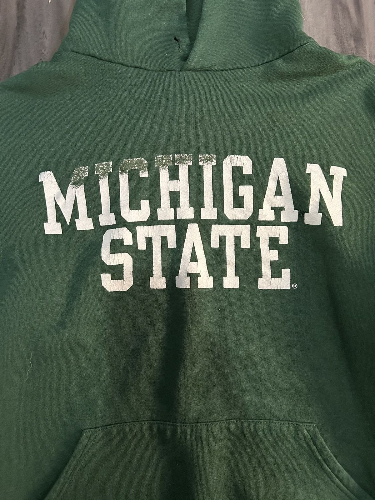Russell Athletic × Vintage Vintage Michigan State Russel Athletics Hoodie Size US M / EU 48-50 / 2 - 4 Thumbnail