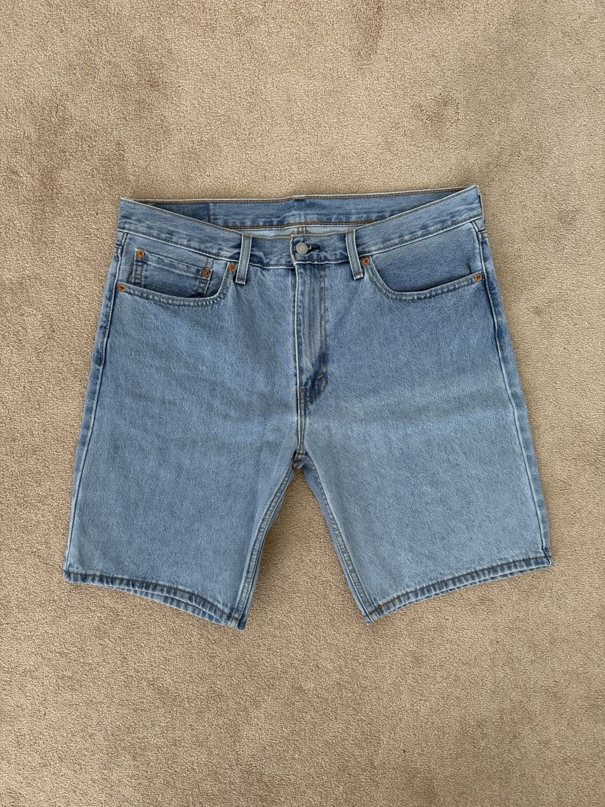 Levi's Levi’s 405 Light Wash Denim Shorts Size US 36 / EU 52 - 1 Thumbnail
