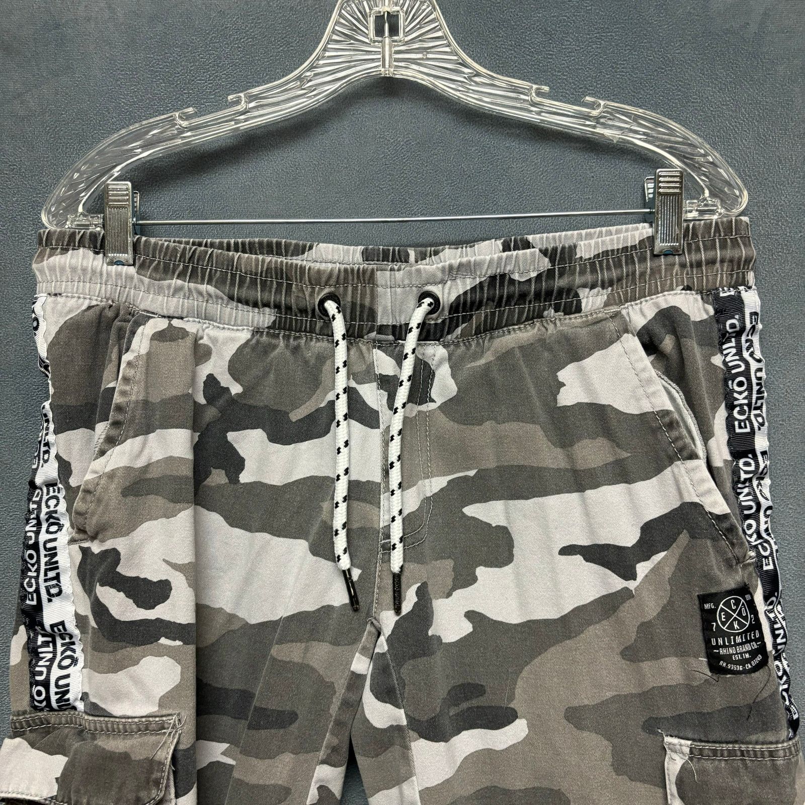 Ecko Unltd. Vintage Ecko Unltd Joggers Army Camo Cargo Men Medium Size US 34 / EU 50 - 9 Thumbnail