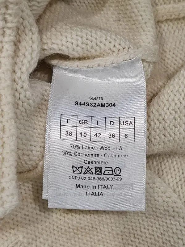 Dior Dior Winter White Wool Sweater for Women . Size M / US 6-8 / IT 42-44 - 5 Thumbnail