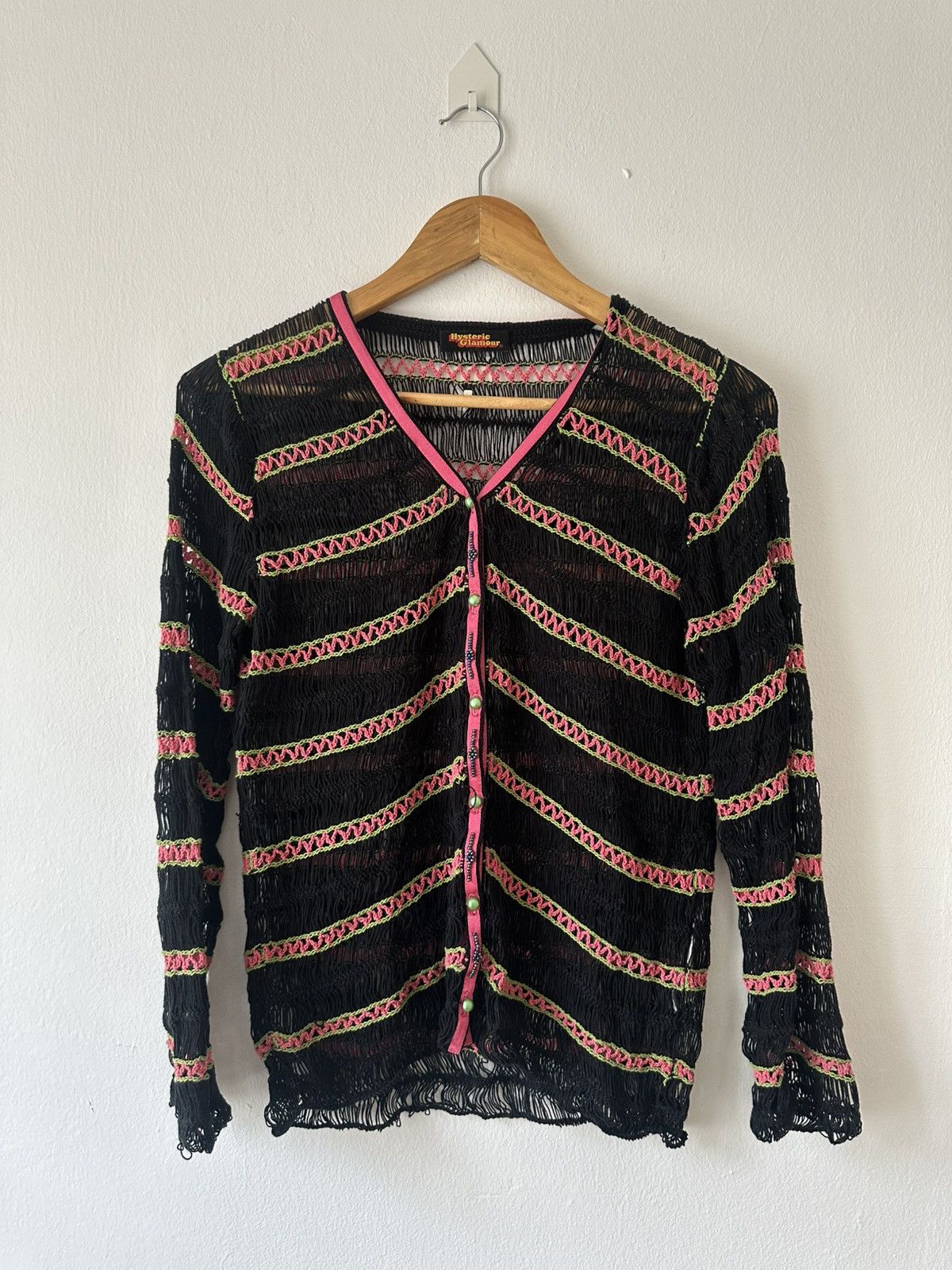 【HYSTERIC GLAMOUR】Leopard cardigan Hysteric Glamour Hysteric Glamour leopard cardigan | Grailed