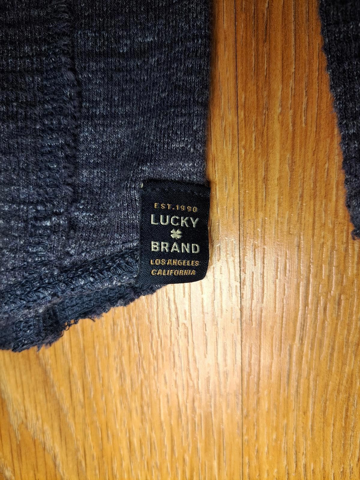 Lucky Brand Lucky Sweater Mens Medium Gray 100% Cotton Size US M / EU 48-50 / 2 - 3 Thumbnail