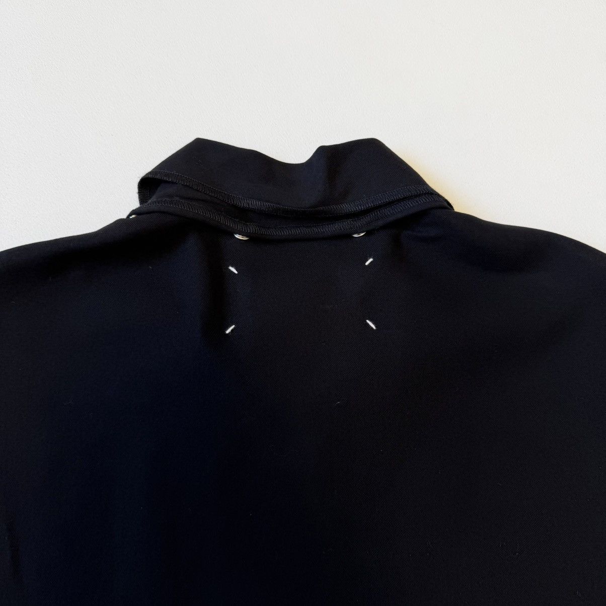 Maison Margiela S/S 17 ‘Metal Popper Detail’ Black Cotton Shirt Size US M / EU 48-50 / 2 - 13 Thumbnail
