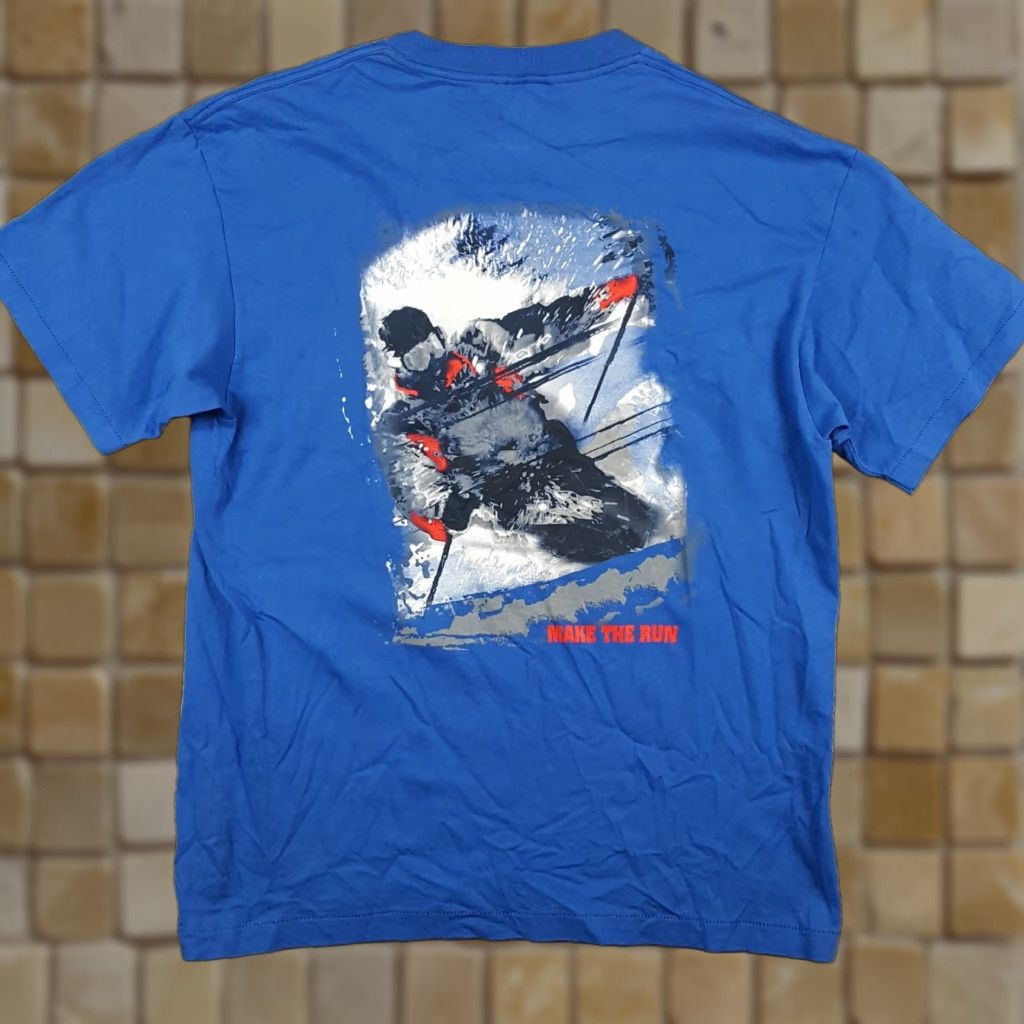 Skin Vintage Downhill Ski Patrol Team Skiing Men's XL Winter Sports Pocket T Shirt Size US XL / EU 56 / 4 - 1 Thumbnail