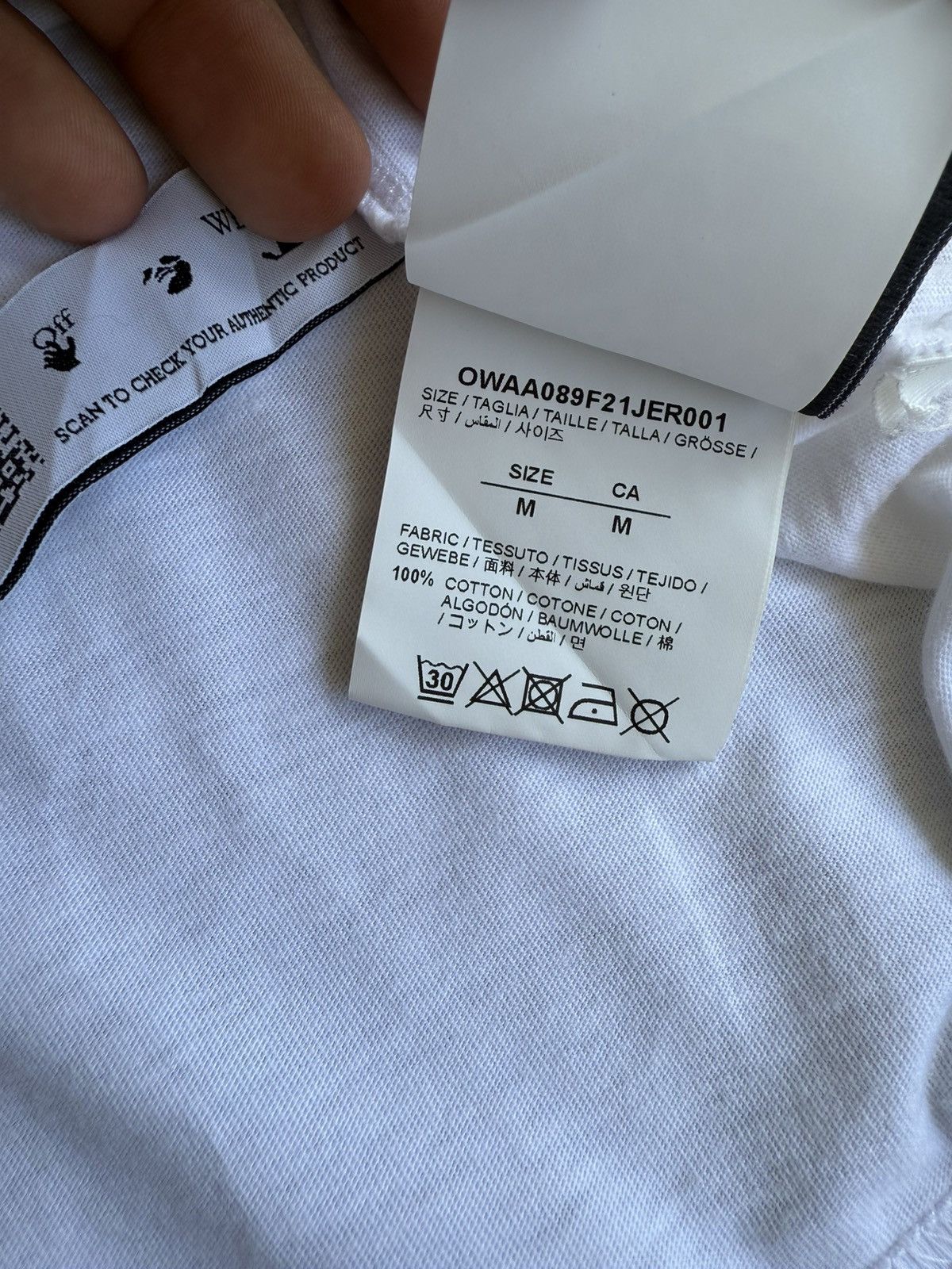 Off-White Off-white multi colour arrows t-shirt White Size US M / EU 48-50 / 2 - 14 Thumbnail