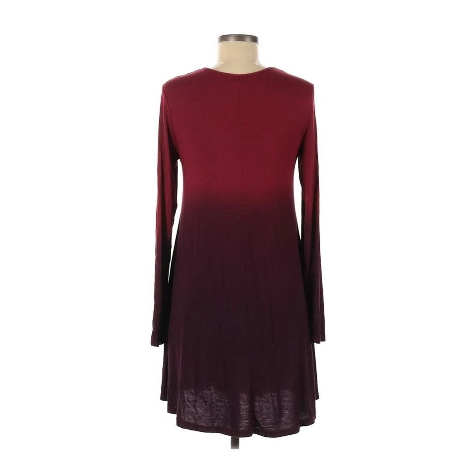 Other Alya Dress Made in USA Burgundy XS Cut out Crisscross V-Neck Size XS / US 0-2 / IT 36-38 - 3 Thumbnail