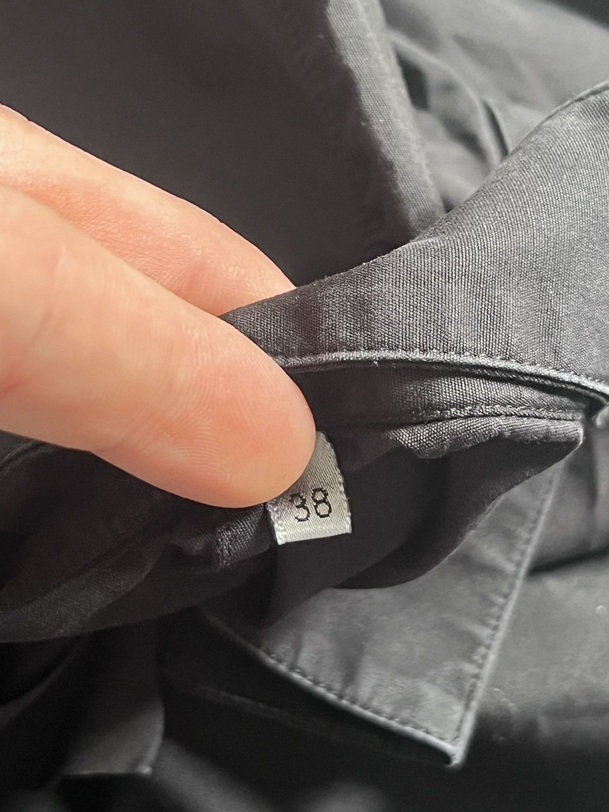 Dior × Hedi Slimane SS08 Dior Homme Standing Inverted Collar Shirt Size US M / EU 48-50 / 2 - 7 Thumbnail